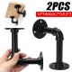 2pcs Vintage Iron Pipe Shelf Bracket Wall Mounted Board Support Holder 2pcs Vintage Iron Pipe Shelf Bracket Wall Mounted Board Support Holder