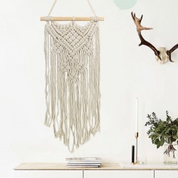 Macrame Woven Wall Hanging Tapestry Handmade Chic Bohemian Style Art Home Wall Decor