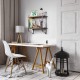 2 Tier Wooden Wall Mounted Floating Shelves DIY Storage Shelving Display Bracket 2 Tier Wooden Wall Mounted Floating Shelves DIY Storage Shelving Display Bracket