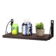 3 Tier Wooden Wall Mounted Floating Shelves DIY Storage Shelving Display Bracket 3 Tier Wooden Wall Mounted Floating Shelves DIY Storage Shelving Display Bracket