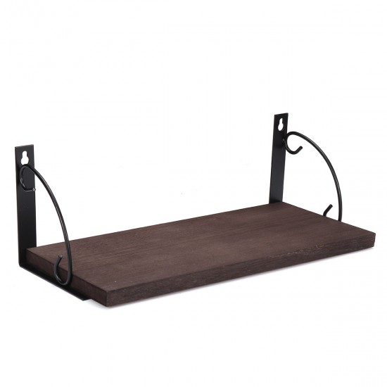 3 Tier Wooden Wall Mounted Floating Shelves DIY Storage Shelving Display Bracket 3 Tier Wooden Wall Mounted Floating Shelves DIY Storage Shelving Display Bracket