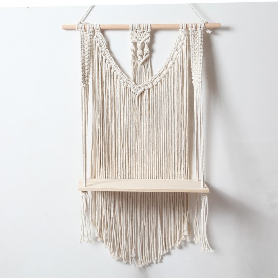 Woven Macrame Plant Hanger Holder Tapestries Wall Hanging Art Home Storage Woven Macrame Plant Hanger Holder Tapestries Wall Hanging Art Home Storage