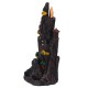 Black Waterfall Incense Burner Porcelain Backflow Ceramic Cone Incense Burner Holder with 60 Cones Black Waterfall Incense Burner Porcelain Backflow Ceramic Cone Incense Burner Holder with 60 Cones