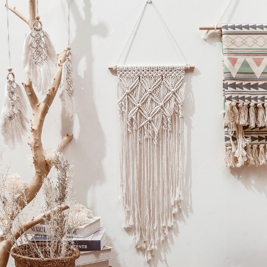 Knitting Decor Macrame Wall Hanging Woven Wall Art Tapestry Boho Home Knitting Decor Macrame Wall Hanging Woven Wall Art Tapestry Boho Home