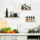 AGSIVO 2PCS Wall Hanging Retro Shelves Floating Storage Shelf Hanging Shelves Holder AGSIVO 2PCS Wall Hanging Retro Shelves Floating Storage Shelf Hanging Shelves Holder