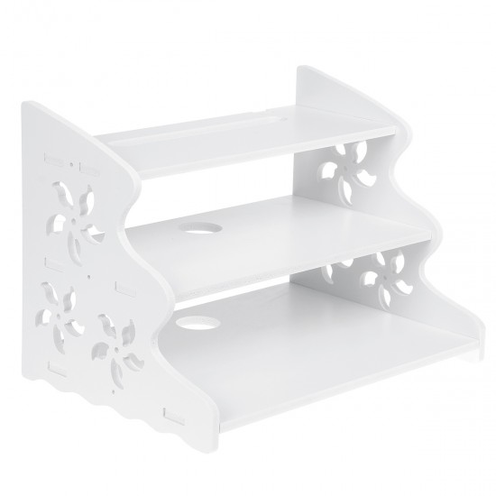 3 Tier Shelves Chic Wall Mount Holder for WIFI Router CD TV DVD Book Display Storage 3 Tier Shelves Chic Wall Mount Holder for WIFI Router CD TV DVD Book Display Storage