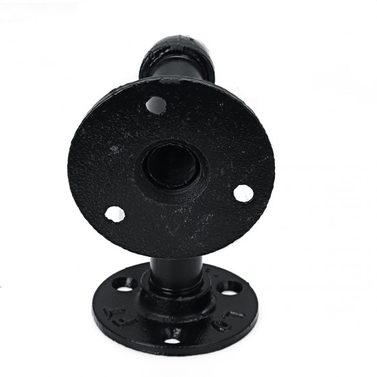 2pcs Vintage Iron Pipe Shelf Bracket Wall Mounted Board Support Holder 2pcs Vintage Iron Pipe Shelf Bracket Wall Mounted Board Support Holder