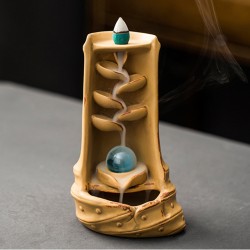 Backflow Incense Burner Creative Ornaments Alpine Flowing Water Ceramic Incense Burner