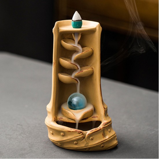 Backflow Incense Burner Creative Ornaments Alpine Flowing Water Ceramic Incense Burner Backflow Incense Burner Creative Ornaments Alpine Flowing Water Ceramic Incense Burner