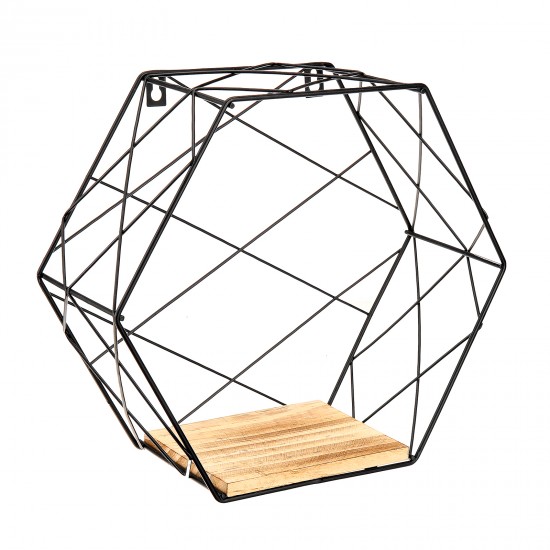 Hexagon Wall Mounted Shelf Nordic Storage Rack Bookshelf Decorations Display Stand Organizer for Home Office Furniture Decor Hexagon Wall Mounted Shelf Nordic Storage Rack Bookshelf Decorations Display Stand Organizer for Home Office Furniture Decor