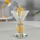 Crystal Incense Burner Arabian Style Eid Plating Metal Incense Burner Traditional Mabkhara Fort Home Decorative Ornaments Crystal Incense Burner Arabian Style Eid Plating Metal Incense Burner Traditional Mabkhara Fort Home Decorative Ornaments