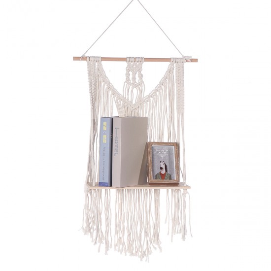 Woven Macrame Plant Hanger Holder Tapestries Wall Hanging Art Home Storage Woven Macrame Plant Hanger Holder Tapestries Wall Hanging Art Home Storage