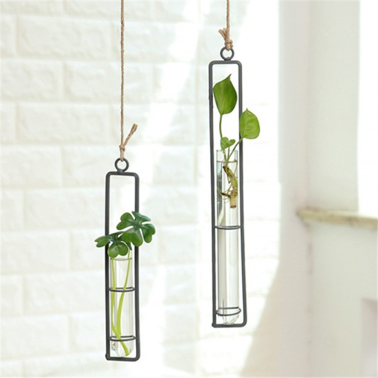 Large Glass Vase Hemp Rope Pendant Living Room Wall Hanging Green Plant Containers Large Glass Vase Hemp Rope Pendant Living Room Wall Hanging Green Plant Containers