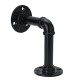2pcs Vintage Iron Pipe Shelf Bracket Wall Mounted Board Support Holder 2pcs Vintage Iron Pipe Shelf Bracket Wall Mounted Board Support Holder