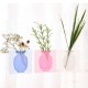 Creative Magic Rubber Wall Vase Silicone Sticky Flower Container Bottle Creative Magic Rubber Wall Vase Silicone Sticky Flower Container Bottle