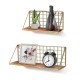 AGSIVO 2PCS Wall Hanging Retro Shelves Floating Storage Shelf Hanging Shelves Holder AGSIVO 2PCS Wall Hanging Retro Shelves Floating Storage Shelf Hanging Shelves Holder