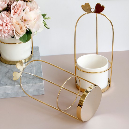 Nordic Vase Hanging Basket Wrought Iron Flower Pot Hanging Iron Frame Flower Stand Hydroponic Flower Pot Modern Wall Decoration Decoration Nordic Vase Hanging Basket Wrought Iron Flower Pot Hanging Iron Frame Flower Stand Hydroponic Flower Pot Modern Wall Decoration Decoration