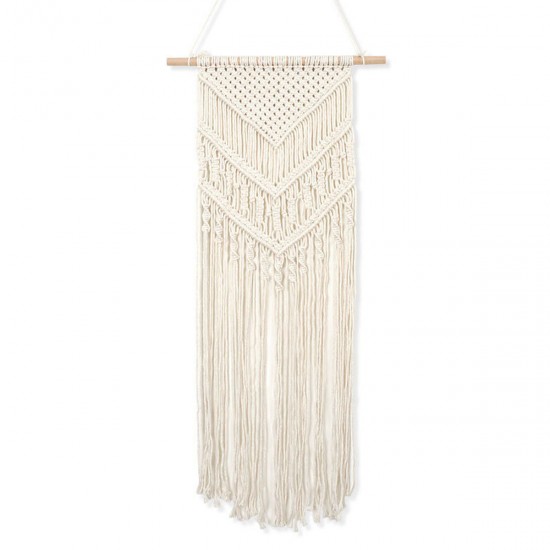 Macrame Wall Hanging Handwoven Bohemian Cotton Rope Tapestry Home Decor Macrame Wall Hanging Handwoven Bohemian Cotton Rope Tapestry Home Decor