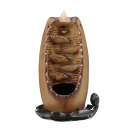 JETEVEN Backaflow Incense Burner Backflow Waterfall Smoke Incense Burner Home Decor Incense Holder