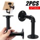 2pcs Vintage Iron Pipe Shelf Bracket Wall Mounted Board Support Holder 2pcs Vintage Iron Pipe Shelf Bracket Wall Mounted Board Support Holder