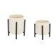 Desktop Ceramic Vase Metal Stents Multi placed Decoration for Home Desktop Ceramic Vase Metal Stents Multi placed Decoration for Home