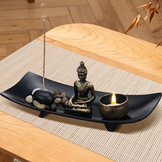 JETEVEN Statue Incense Burner Sand Table Figurines Miniatures Home Decoration Buddhism Table Ornaments Incense Holder Crafts JETEVEN Statue Incense Burner Sand Table Figurines Miniatures Home Decoration Buddhism Table Ornaments Incense Holder Crafts
