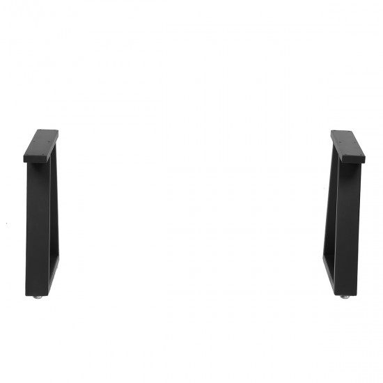 Industrial Style Metal Bench Table Legs Black Feet Trapezoid Box Shape Frame For Home Office Restaurant Decoration Industrial Style Metal Bench Table Legs Black Feet Trapezoid Box Shape Frame For Home Office Restaurant Decoration