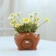 Ceramic Super Cute Small Animal Pot Artificial Flower Fake Flower Pot Decoration Bear Ceramic Super Cute Small Animal Pot Artificial Flower Fake Flower Pot Decoration Bear