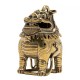 Brass Antique Incense Burner Desktop Ornament Bronze Home Crafts Kylin Brass Antique Incense Burner Desktop Ornament Bronze Home Crafts Kylin