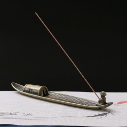 Fisherman Incense Stick Holder Insence Burner Ash Catcher Insense Stand  Fishing Boat