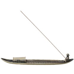 Fisherman Incense Stick Holder Insence Burner Ash Catcher Insense Stand  Fishing Boat