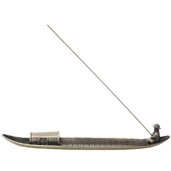 Fisherman Incense Stick Holder Insence Burner Ash Catcher Insense Stand Fishing Boat Fisherman Incense Stick Holder Insence Burner Ash Catcher Insense Stand Fishing Boat