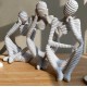 2 PCS Creative Home Ornament Drawing Room Office Sandstone Decor Gift Sculpture Right Think 2 PCS Creative Home Ornament Drawing Room Office Sandstone Decor Gift Sculpture Right Think