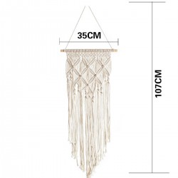 Knitting Decor Macrame Wall Hanging Woven Wall Art Tapestry Boho Home