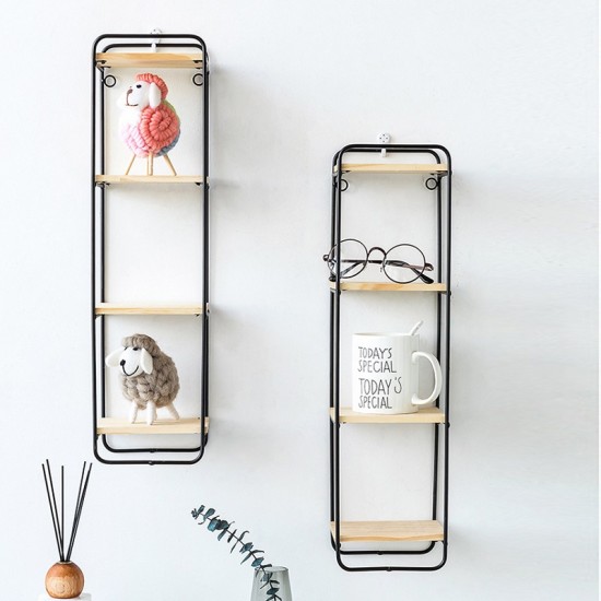 Multi function Metal Storage Holder Nordic Iron Hanging Wall Shelf for Home Living Room House Shape Decoration Racks Multi function Metal Storage Holder Nordic Iron Hanging Wall Shelf for Home Living Room House Shape Decoration Racks