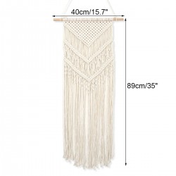 Macrame Wall Hanging Handwoven Bohemian Cotton Rope Tapestry Home Decor