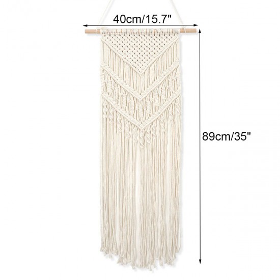 Macrame Wall Hanging Handwoven Bohemian Cotton Rope Tapestry Home Decor Macrame Wall Hanging Handwoven Bohemian Cotton Rope Tapestry Home Decor