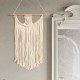 Retro Bohemian Macrame Woven Wall Hanging Hand Weaving Fringe Tapestry Retro Bohemian Macrame Woven Wall Hanging Hand Weaving Fringe Tapestry