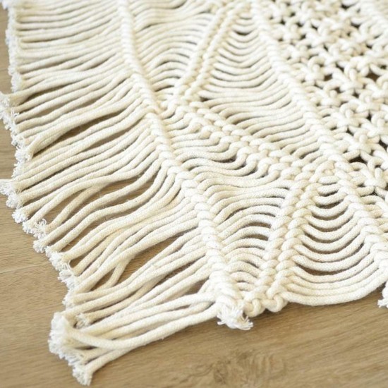 Macrame Wall Hanging Handwoven Bohemian Cotton Rope Tapestry Home Decor Macrame Wall Hanging Handwoven Bohemian Cotton Rope Tapestry Home Decor