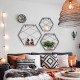 Hexagon Wall Mounted Shelf Nordic Storage Rack Bookshelf Decorations Display Stand Organizer for Home Office Furniture Decor Hexagon Wall Mounted Shelf Nordic Storage Rack Bookshelf Decorations Display Stand Organizer for Home Office Furniture Decor