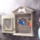 House Heart Shaped Key Box European Style Retro Wood Wall Hanging Key Storage Cabinet Wall Mounted with Hooks House Heart Shaped Key Box European Style Retro Wood Wall Hanging Key Storage Cabinet Wall Mounted with Hooks
