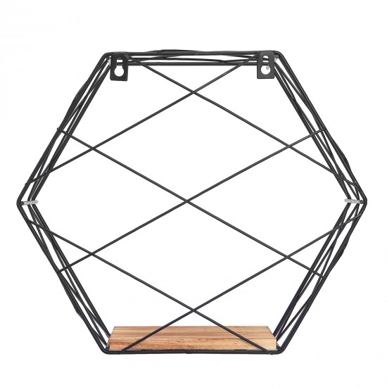 Hexagon Wall Mounted Shelf Nordic Storage Rack Bookshelf Decorations Display Stand Organizer for Home Office Furniture Decor Hexagon Wall Mounted Shelf Nordic Storage Rack Bookshelf Decorations Display Stand Organizer for Home Office Furniture Decor