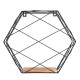 Hexagon Wall Mounted Shelf Nordic Storage Rack Bookshelf Decorations Display Stand Organizer for Home Office Furniture Decor Hexagon Wall Mounted Shelf Nordic Storage Rack Bookshelf Decorations Display Stand Organizer for Home Office Furniture Decor