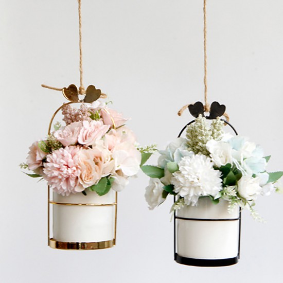 Nordic Vase Hanging Basket Wrought Iron Flower Pot Hanging Iron Frame Flower Stand Hydroponic Flower Pot Modern Wall Decoration Decoration Nordic Vase Hanging Basket Wrought Iron Flower Pot Hanging Iron Frame Flower Stand Hydroponic Flower Pot Modern Wall Decoration Decoration
