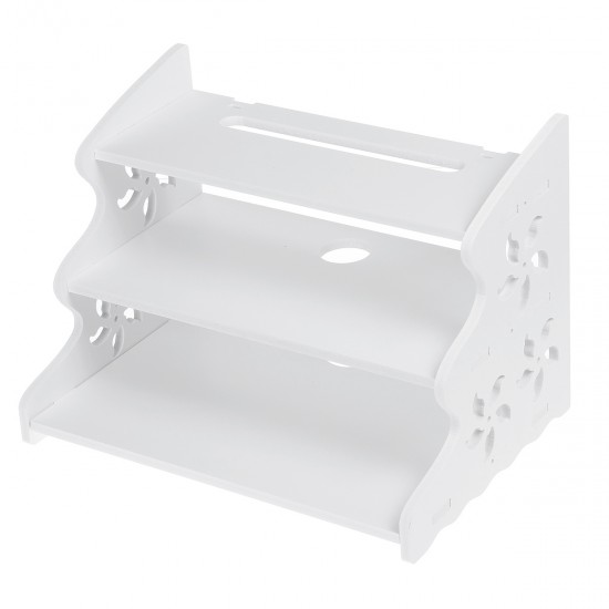 3 Tier Shelves Chic Wall Mount Holder for WIFI Router CD TV DVD Book Display Storage 3 Tier Shelves Chic Wall Mount Holder for WIFI Router CD TV DVD Book Display Storage