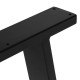 Industrial Style Metal Bench Table Legs Black Feet Trapezoid Box Shape Frame For Home Office Restaurant Decoration Industrial Style Metal Bench Table Legs Black Feet Trapezoid Box Shape Frame For Home Office Restaurant Decoration