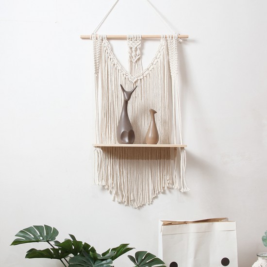 Woven Macrame Plant Hanger Holder Tapestries Wall Hanging Art Home Storage Woven Macrame Plant Hanger Holder Tapestries Wall Hanging Art Home Storage