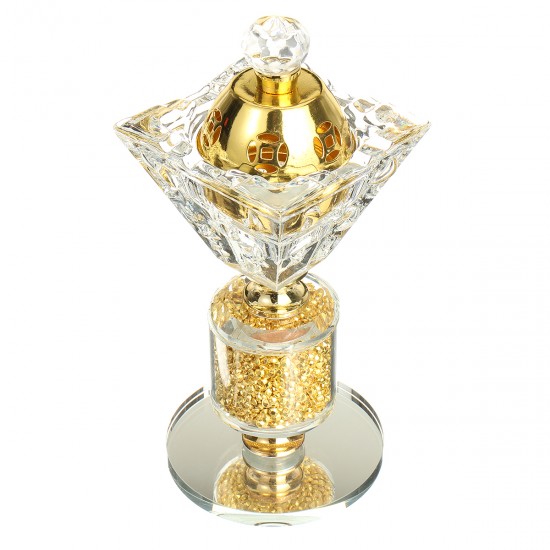 Crystal Incense Burner Arabian Style Eid Plating Metal Incense Burner Traditional Mabkhara Fort Home Decorative Ornaments Crystal Incense Burner Arabian Style Eid Plating Metal Incense Burner Traditional Mabkhara Fort Home Decorative Ornaments