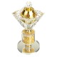 Crystal Incense Burner Arabian Style Eid Plating Metal Incense Burner Traditional Mabkhara Fort Home Decorative Ornaments Crystal Incense Burner Arabian Style Eid Plating Metal Incense Burner Traditional Mabkhara Fort Home Decorative Ornaments