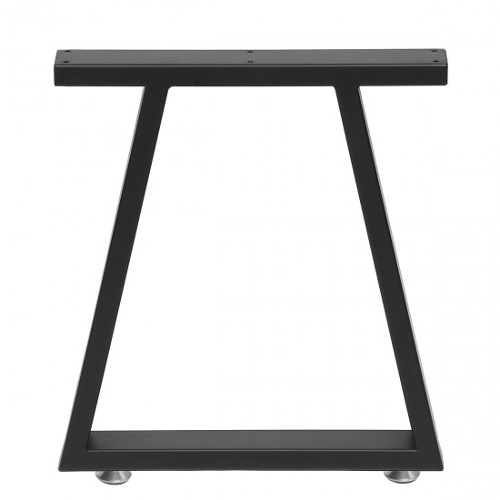 Industrial Style Metal Bench Table Legs Black Feet Trapezoid Box Shape Frame For Home Office Restaurant Decoration Industrial Style Metal Bench Table Legs Black Feet Trapezoid Box Shape Frame For Home Office Restaurant Decoration